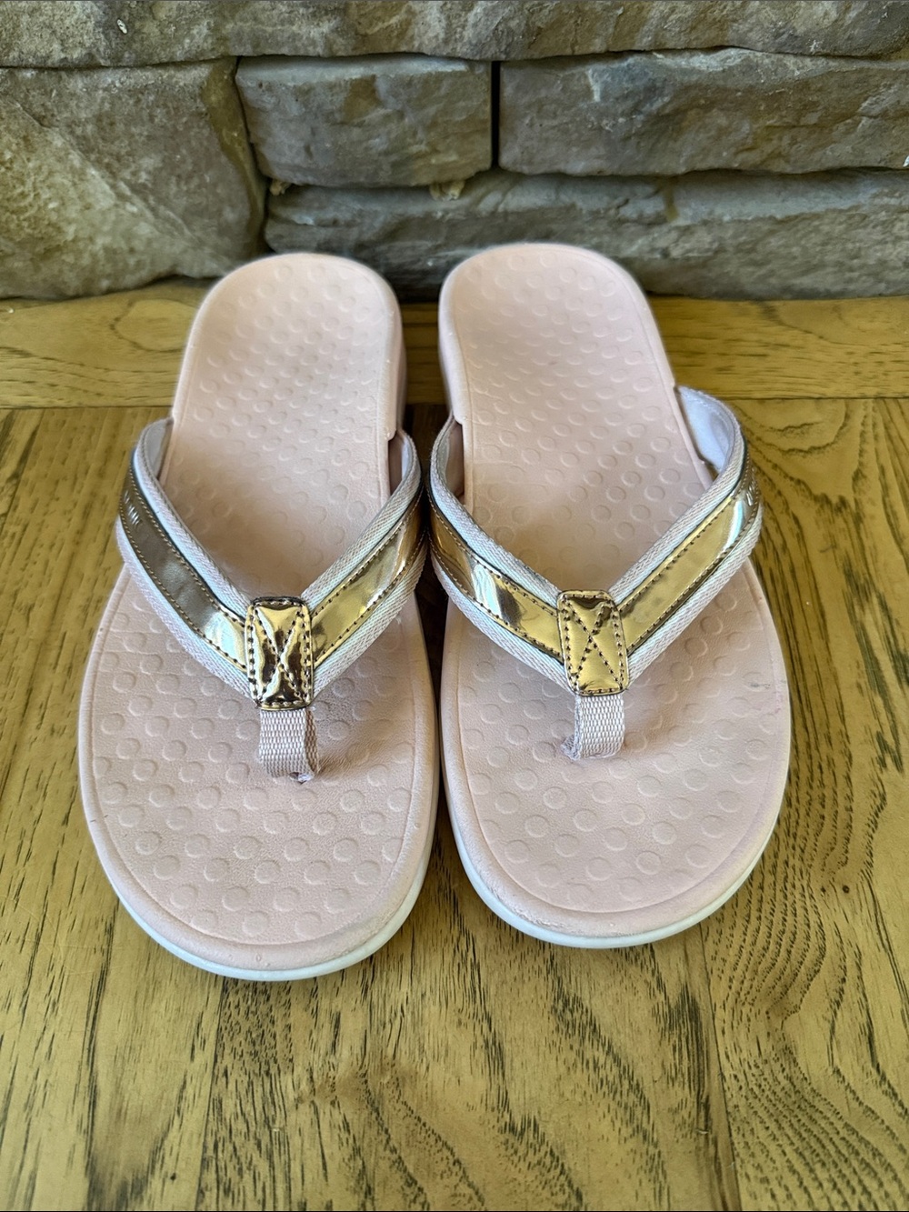 Vionic Tide Sport Sandals Women’s 9 Orthotic Arch Support Recovery Flip Flops